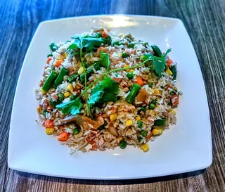 Vegan fried rice (com chien) at Saigon Vegan in Garden Grove, CA