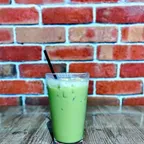 Green Thai iced tea at Saigon Vegan in Garden Grove, CA