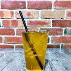 Pandan hot/iced tea at Saigon Vegan in Garden Grove, CA
